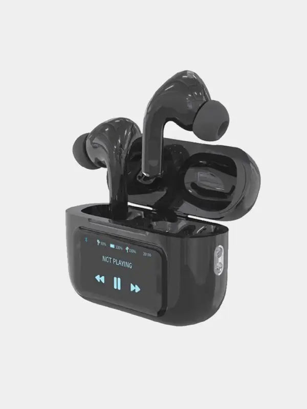A9 Pro Earbuds – Noise Canceling, Touch Screen, Bluetooth 5.4