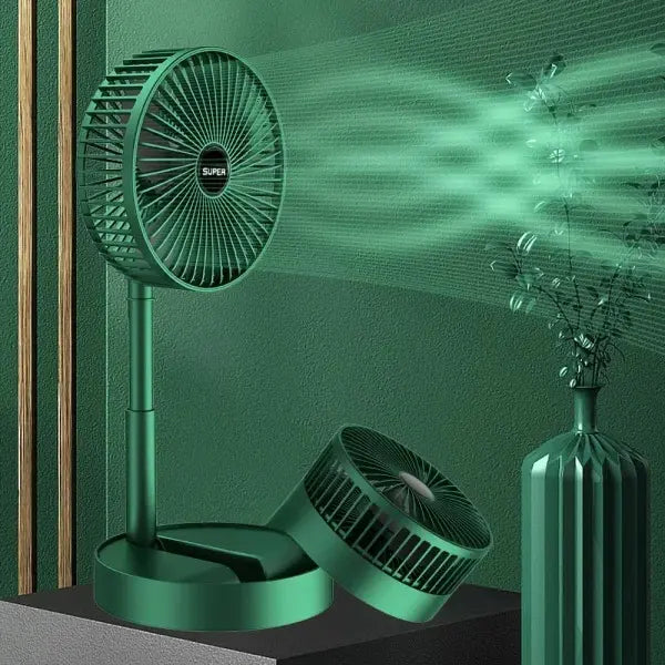 Folding Telescopic Floor Fan