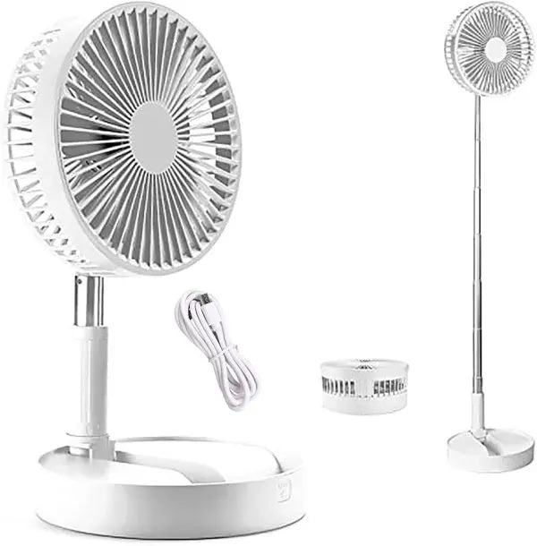 Folding Telescopic Floor Fan