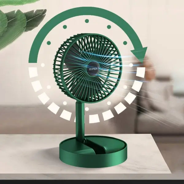 Folding Telescopic Floor Fan
