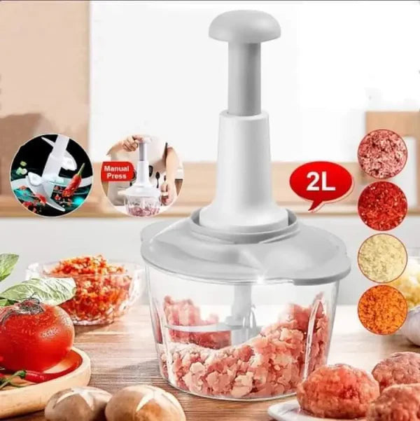Push Chopper – Manual Vegetable Cutter for quick chopping in Pakistan