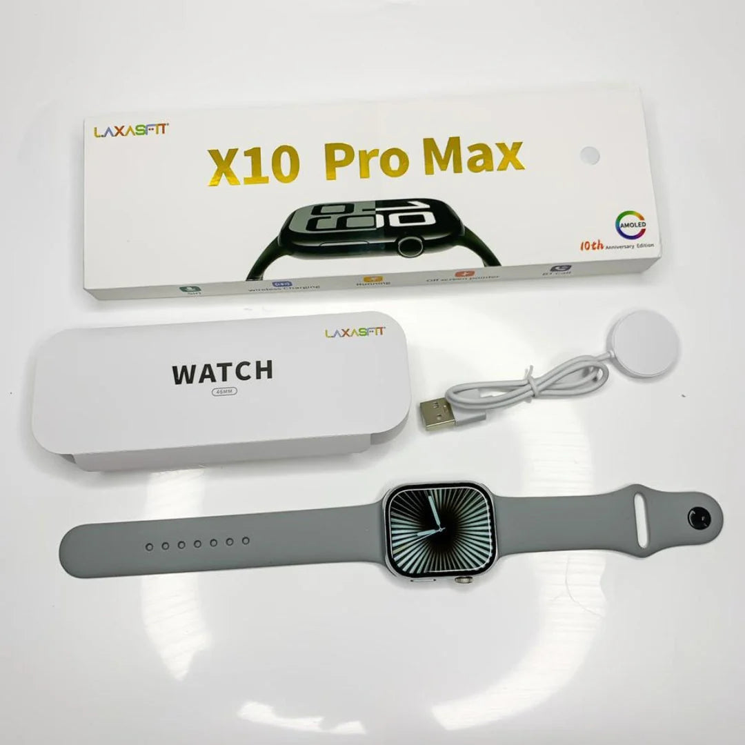 X10 Pro Max Smart Watch – Waterproof Fitness Tracker with Call & Message Alerts in Pakistan