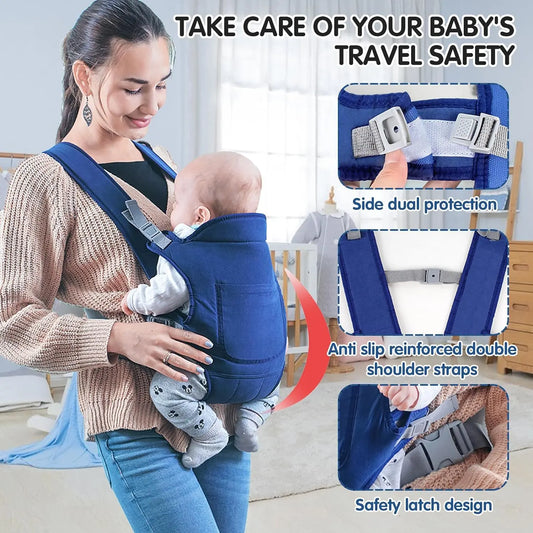 All-in-One Baby Carrier Belt – ergonomic front carry position for newborns and toddlers