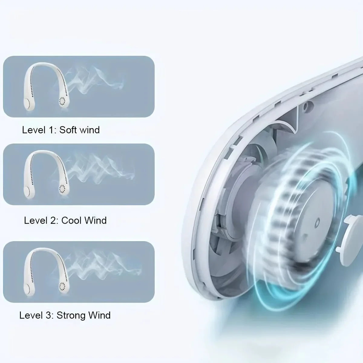 Vaneless Neck Hanging Fan