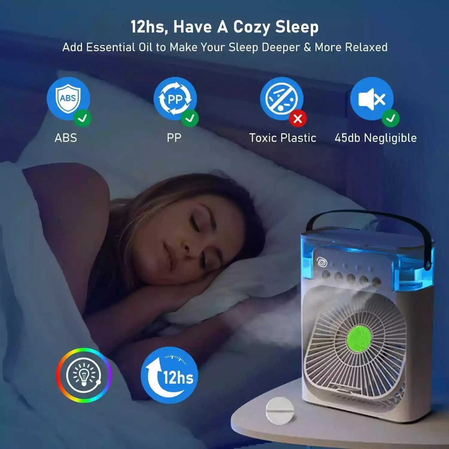 ☀️ Beat Pakistan’s Heat – Mini Air Cooler!