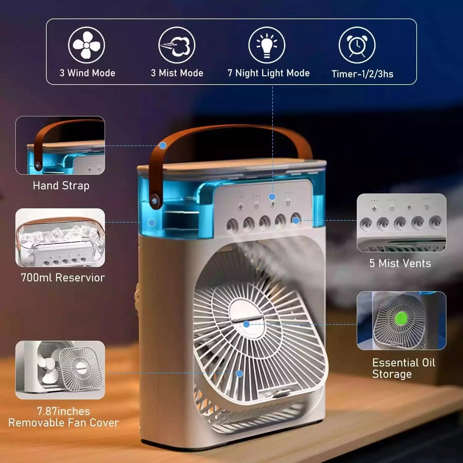 Personal Mini Air Cooler – Compact & Energy Efficient Cooling Solution
