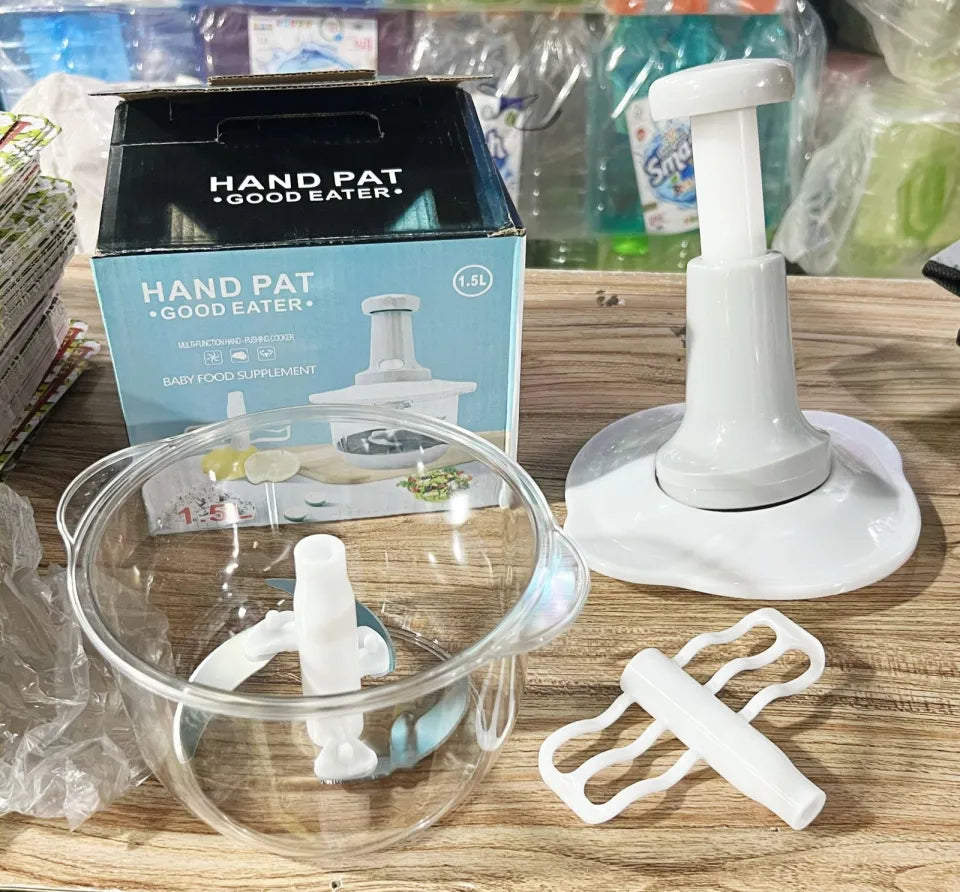 Onion and vegetable chopper – durable push chopper for kitchen use