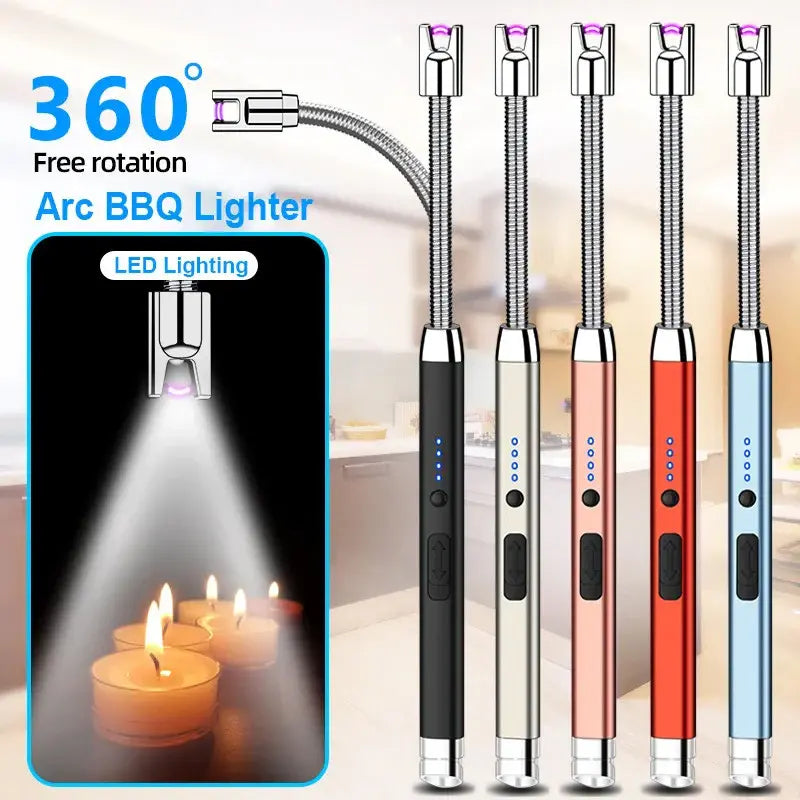 Flameless Electric Arc Lighter – Eco-Friendly and Rechargeable USB Lighter