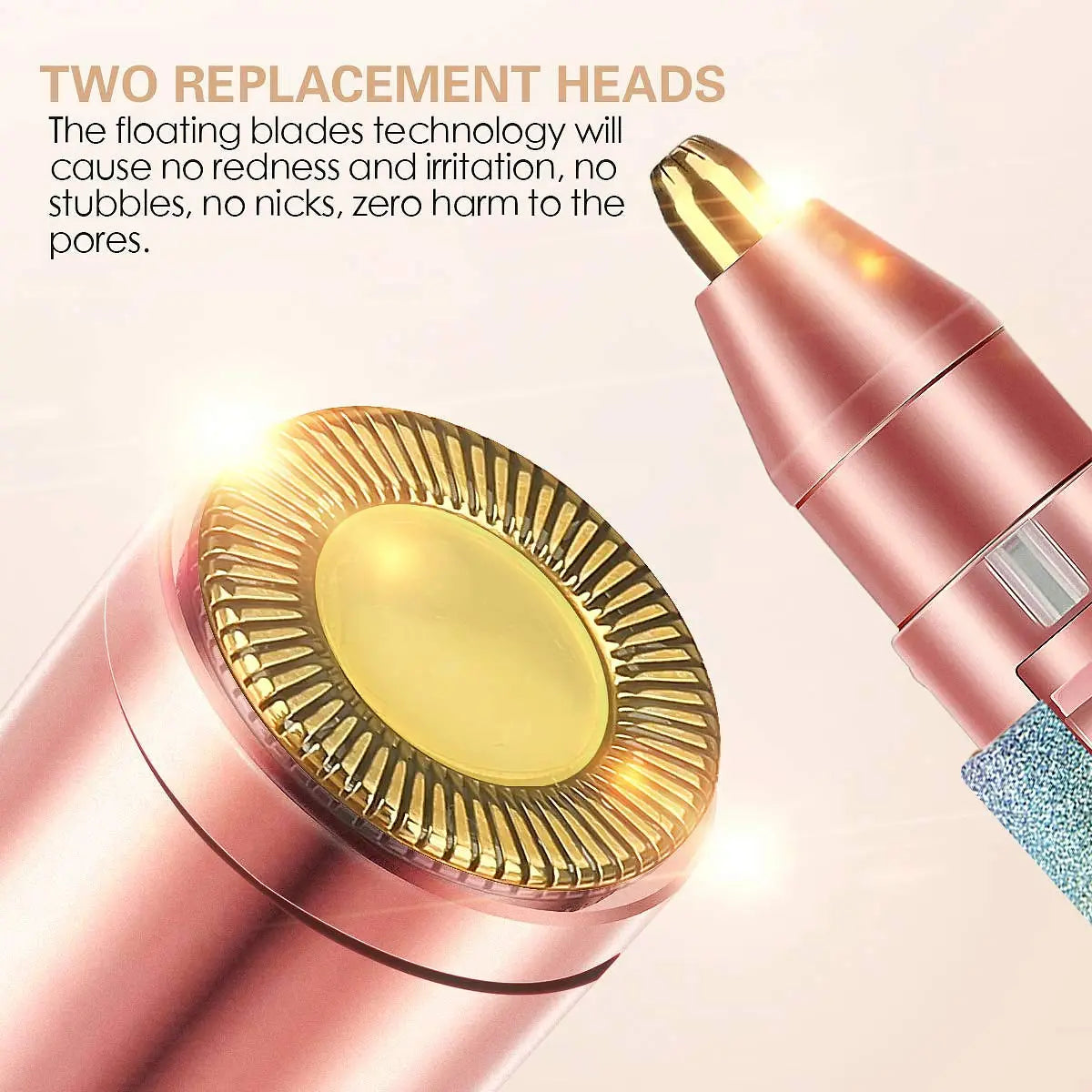 Rechargeable Eyebrow Hair Remover and Facial Trimmer"