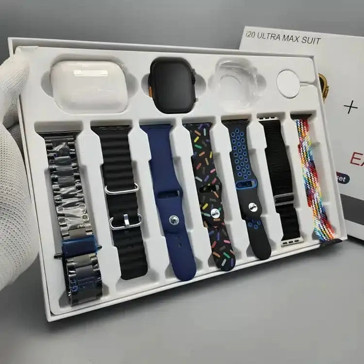 4 in 1 Ultra Smart Watch with AirPods Pro Combo in Pakistan