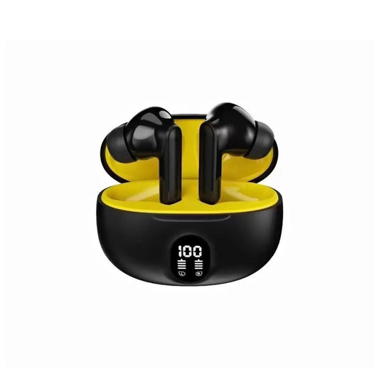"Stereo Wireless Airbuds with Charging Case – Black Color – Gizmotic"