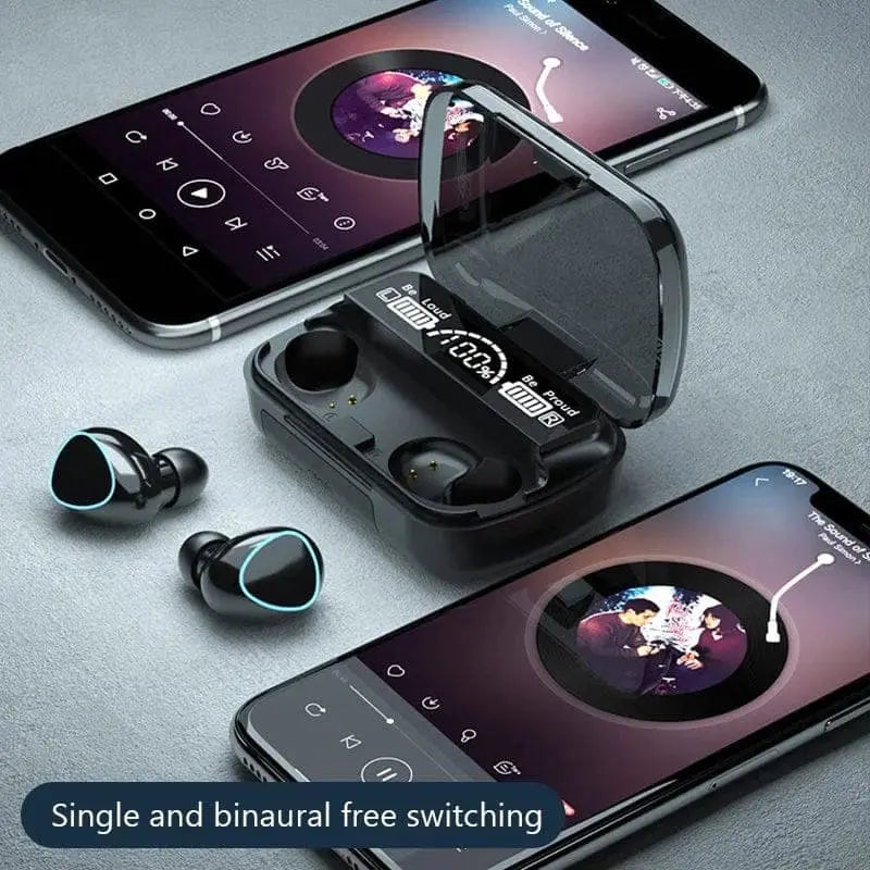 M10 TWS Wireless Earbuds – Bluetooth Earphones with Power Bank Case in Pakistan