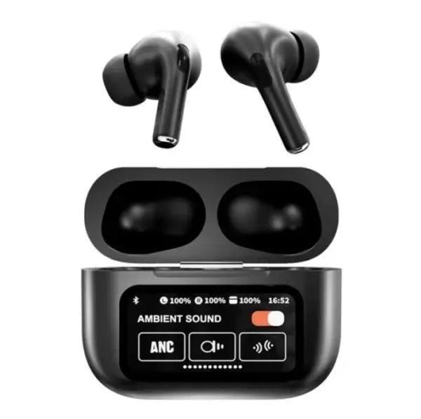 A9 Pro Earbuds – Noise Canceling, Touch Screen, Bluetooth 5.4