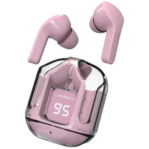 Air31 transparent Bluetooth earbuds for music, calls, and workouts