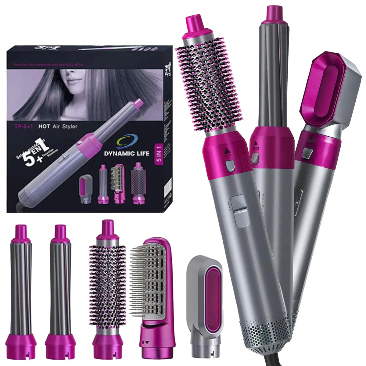 "Gizmotic hair dryer blow brush"
