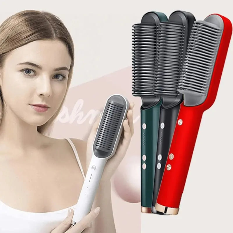 Modelling Brush & Hair Straightener – Portable Styling Tool