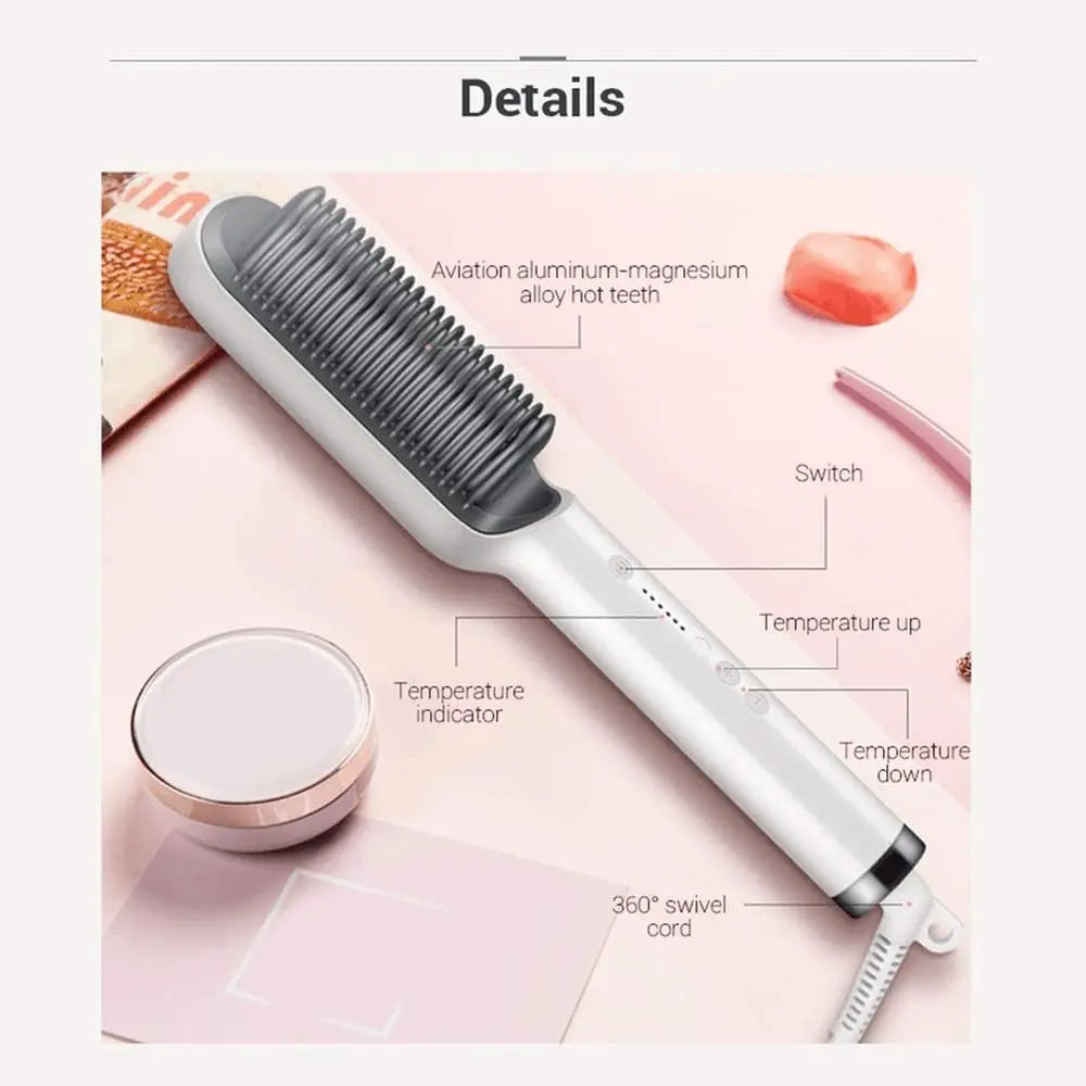 Hair Modelling Brush & Straightener – Smooth Hair in Minutes