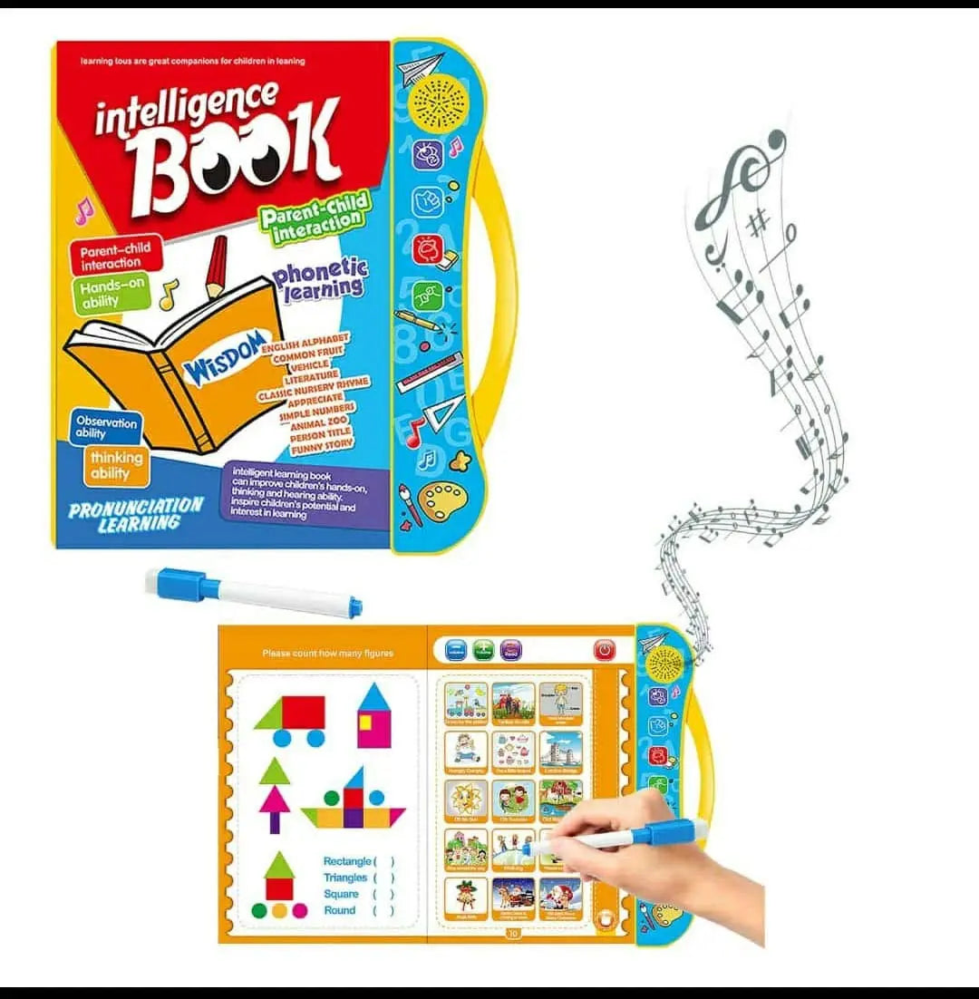 Toddler Using Intelligence Book - Hands-on Learning for 2 to 6 Years Old - Gizmotic Educational Toy