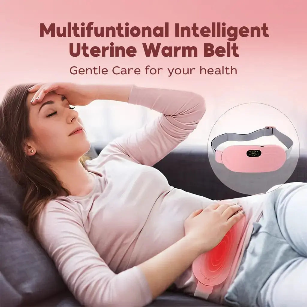 Rechargeable Menstrual Pain Relief Belt – Adjustable Heating Pad