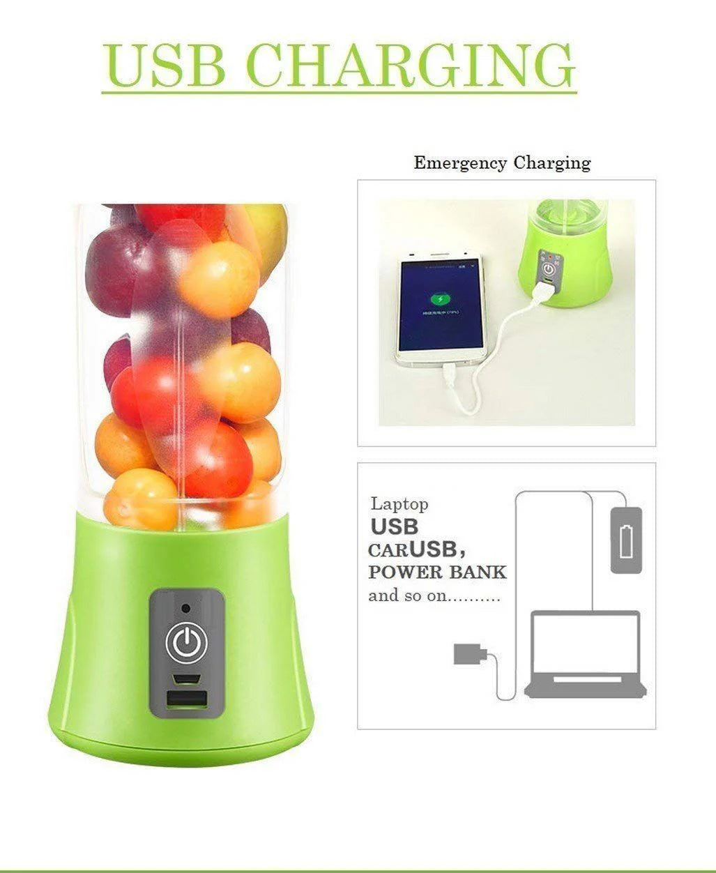 "Mini Portable Blender for Fresh Juices, Smoothies, and Milkshakes in Pakistan